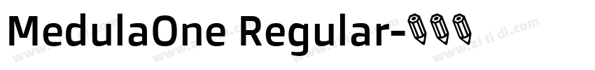 MedulaOne Regular字体转换